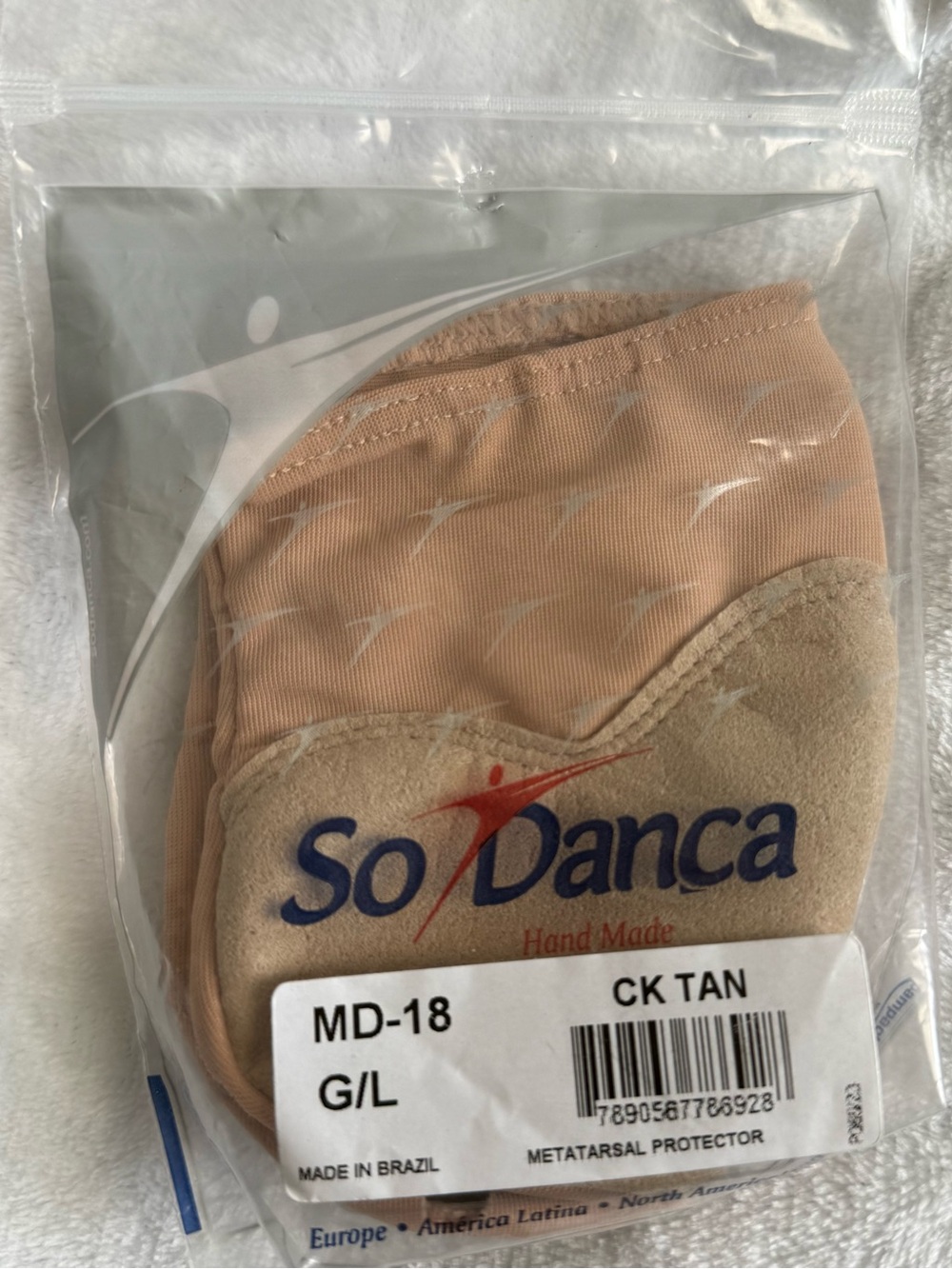 SoDanca  Tan Metatarsal Protector -MD-18 G/L